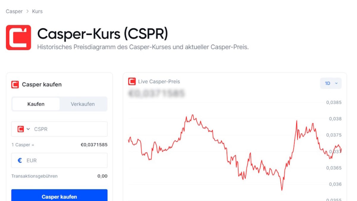 Casper bei Bitvavo kaufen: Sicherer Weg zum Krypto-Investment