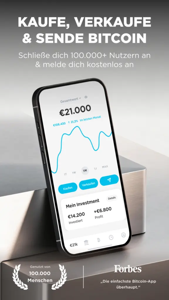 Sparplan bei 21bitcoin