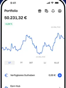 Bitvavo App: Screenshot 1