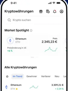 Bitvavo App: Screenshot 2