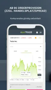 justTRADE: offizielle App-Store-Ansicht 3