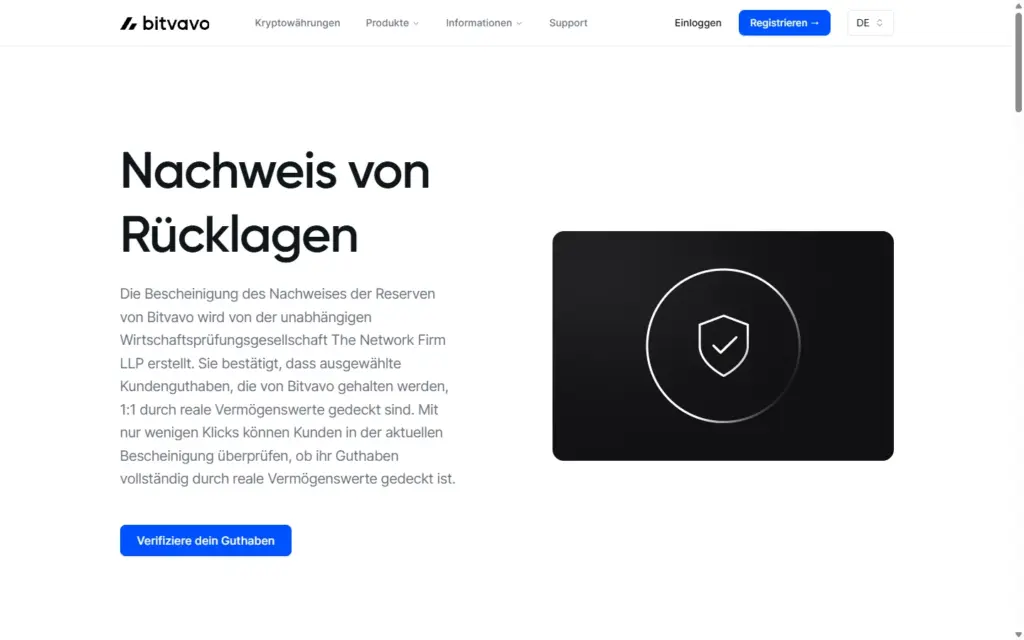 Bitvavo Screenshot