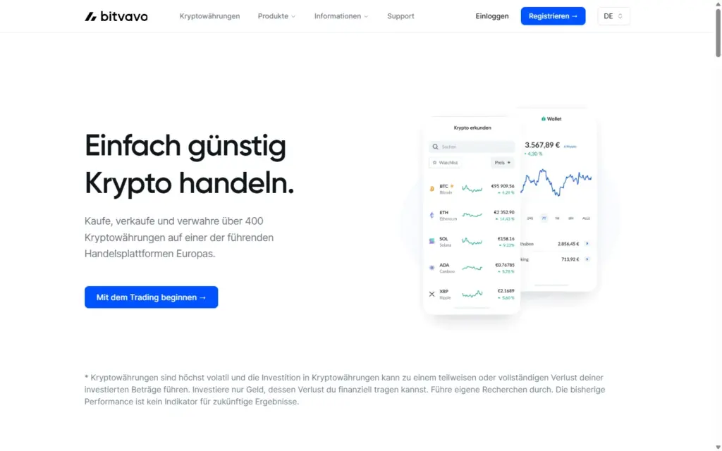 Bitvavo Screenshot
