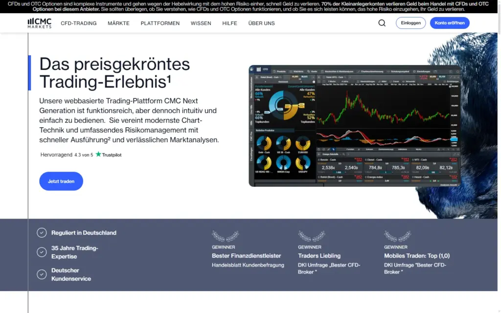 CMC Markets: Handelsplattform Next Generation
