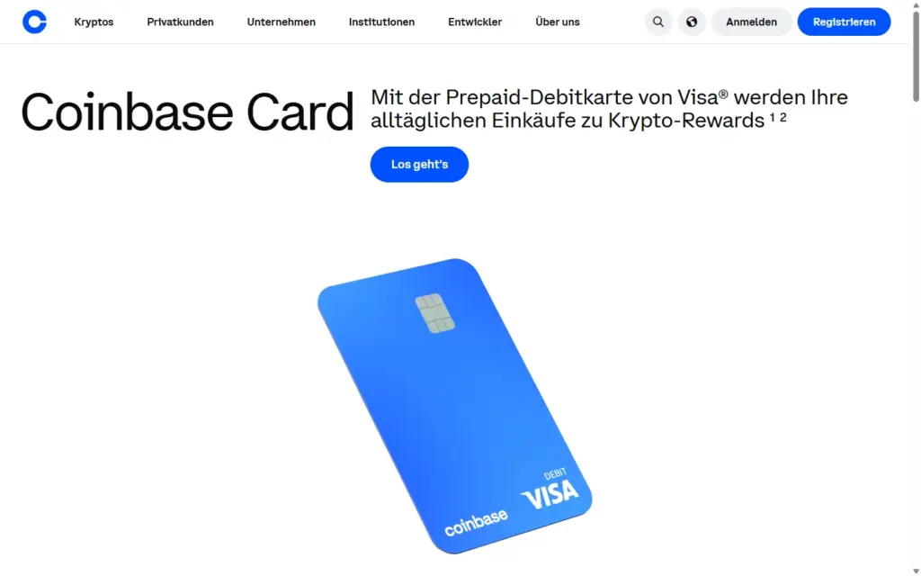 Coinbase Screenshot
