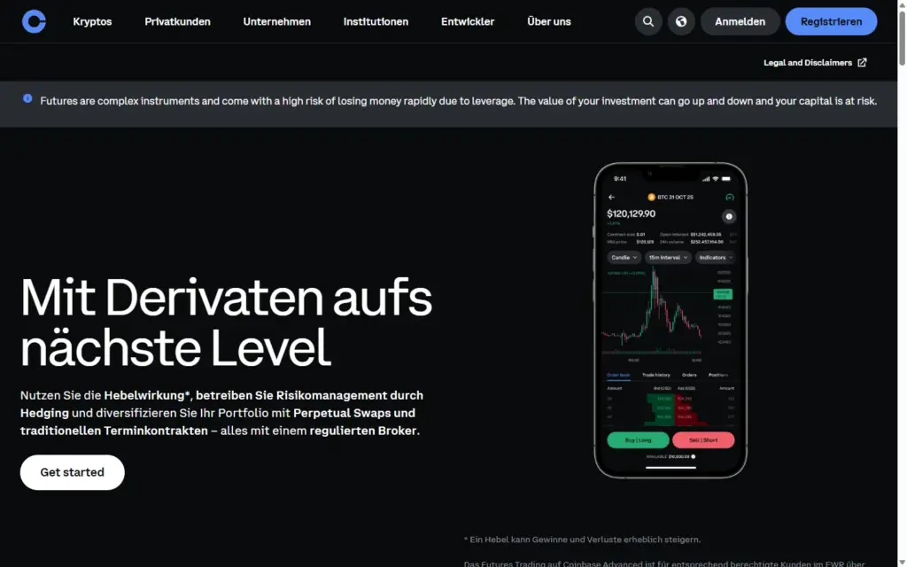 Coinbase Screenshot