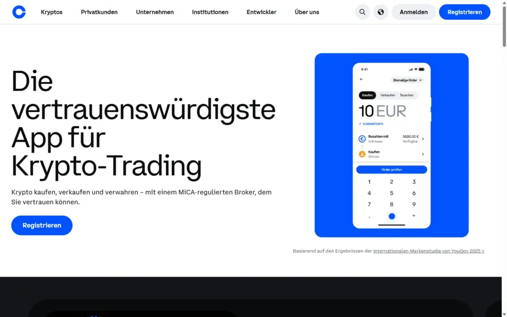 Coinbase Screenshot