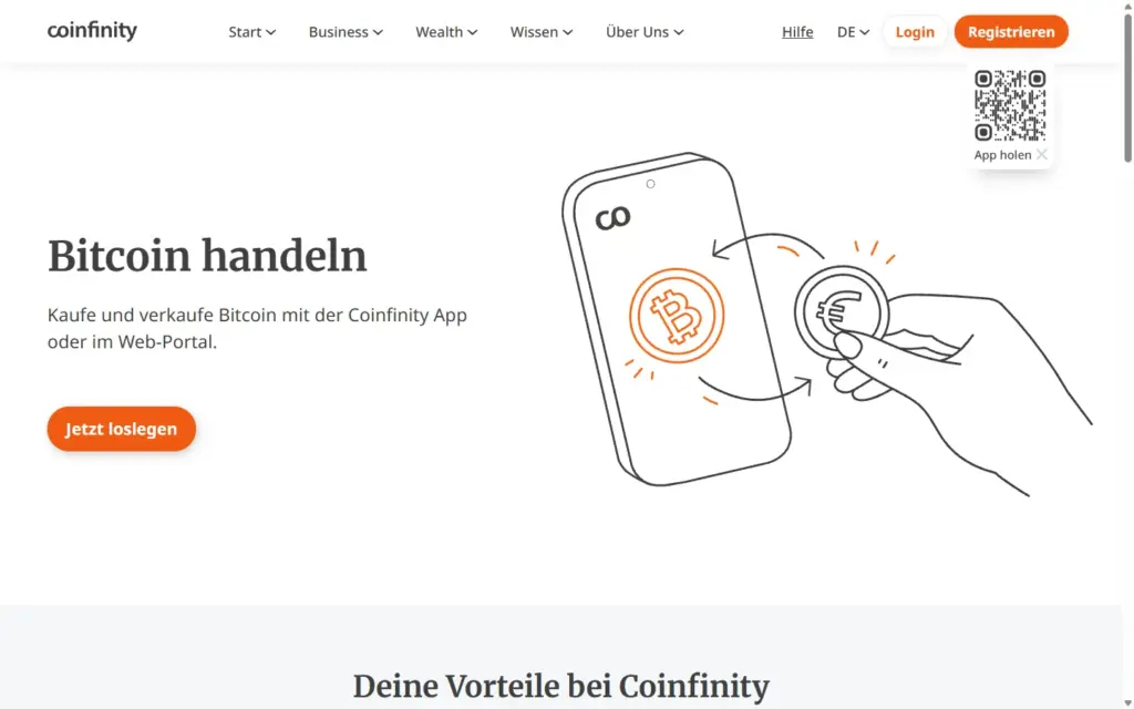 Coinfinity Screenshot