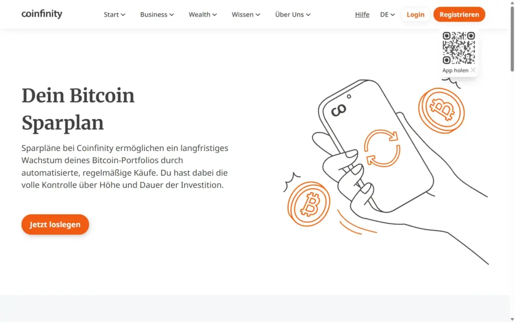 Coinfinity Screenshot