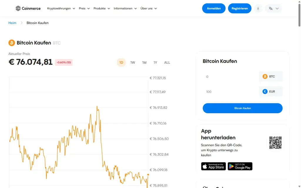 Coinmerce Screenshot