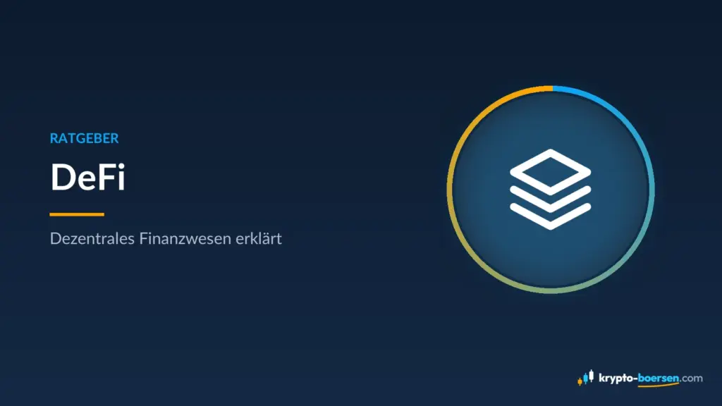 Titelbild „DeFi“ – Ratgeber von Krypto-Boersen.com