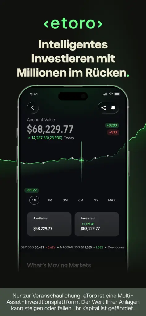 Sparplan bei eToro