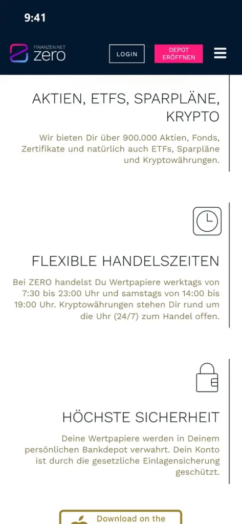 finanzen.net zero App