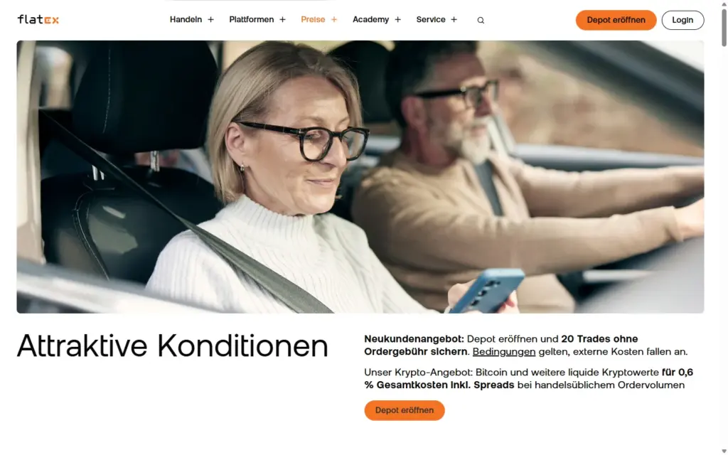 flatex Screenshot