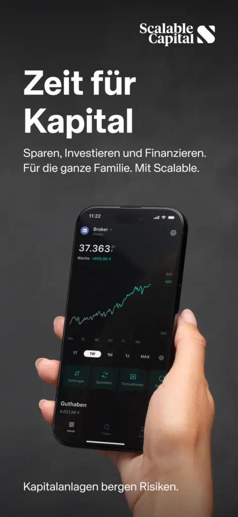 Sparplan bei Scalable Capital