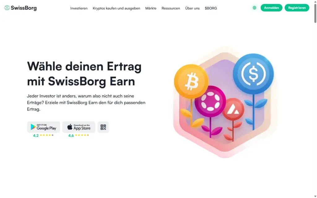 SwissBorg Screenshot