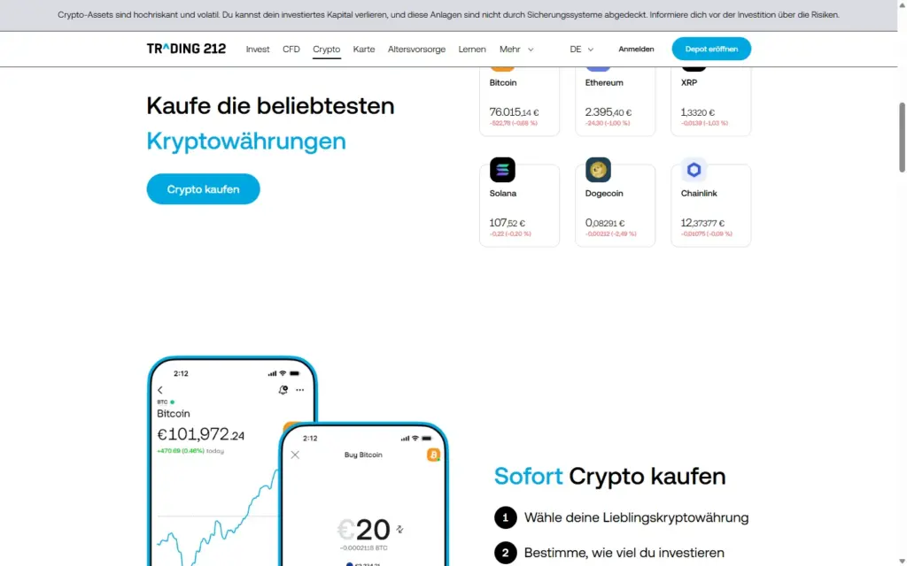 Trading 212 Screenshot