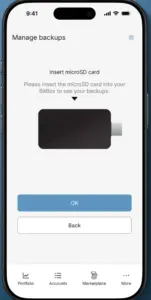 BitBox (BitBoxApp) App: Screenshot 5
