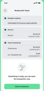 Trezor (Trezor Suite) App: Screenshot 3